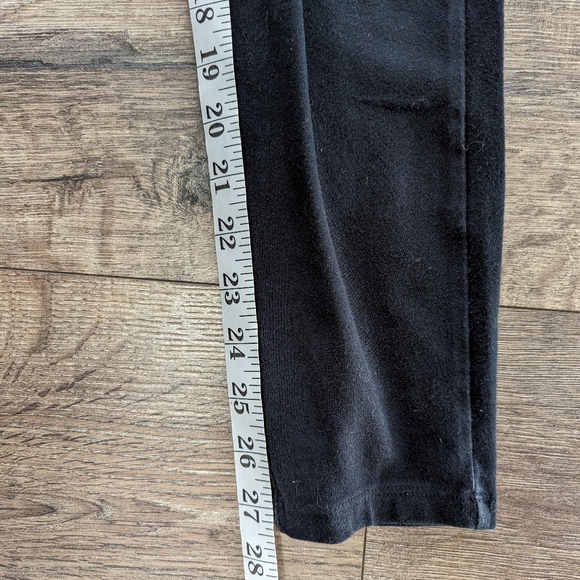 Old Navy Maternity Medium Black Jersey Knit Leggings Full Panel Pants Stretchy - Picture 6 of 8